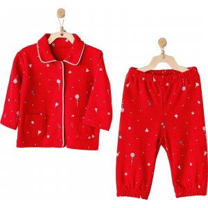 Andywawa New Year Bebek Pijama Takımı, Kırmızı