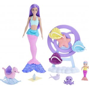 Barbie Dreamtopia Bebekleri ve Aksesuarları, Deniz Kızı Bebek ve Çocuk Oyun Alanı
