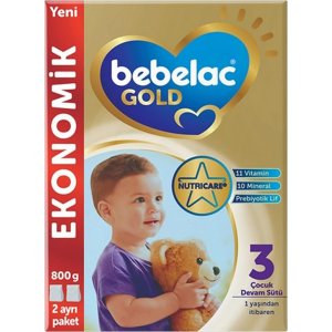 Bebelac Gold 3 Çocuk Devam Sütü, 800 g