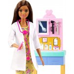Barbie ve Meslekleri Oyun Seti, Çocuk Doktoru, Siyah Saçlı