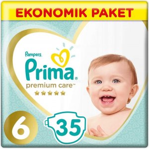 Prima Premium Care Bebek Bezi, 6 Beden, 35 Adet