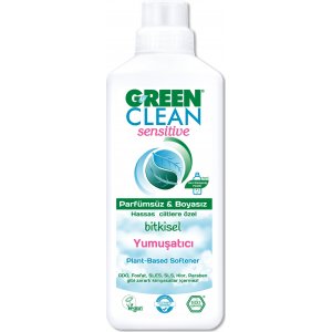 Green Clean Sensitive Parfümsüz Bitkisel Yumuşatıcı, 1000 ml