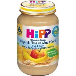 Hipp Organik Elma ve Muz Püresi, 190 g