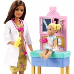 Barbie ve Meslekleri Oyun Seti, Çocuk Doktoru, Siyah Saçlı