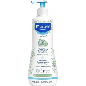 Mustela Dermo Cleansing Yenidoğan Saç ve Vücut Şampuanı, 500 ml