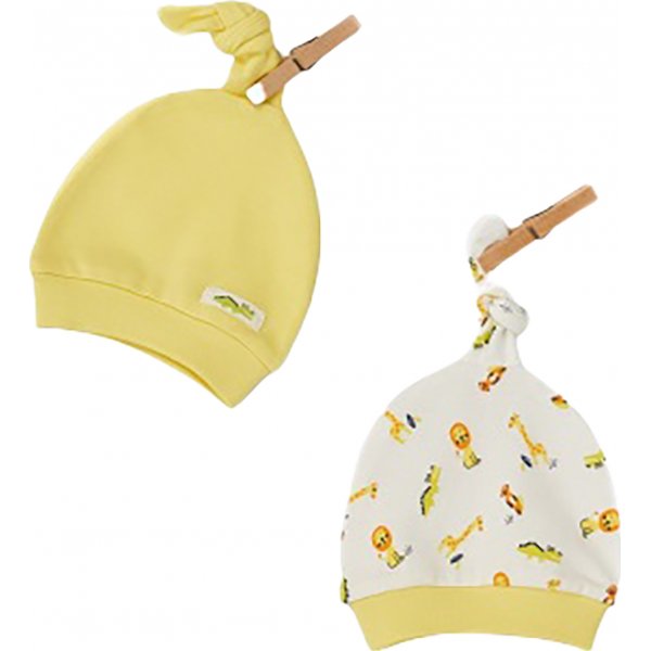 Andywawa Cute Curocodile 2'li Bebek Şapka, Sarı