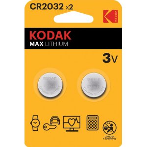 Kodak CR2032 Lityum Para Pil, 2'li
