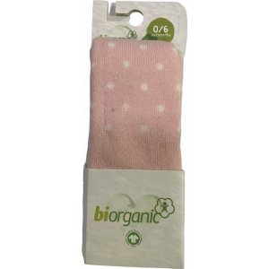 Bibaby Biorganic Cute Face Havlu Külotlu Çorap, Pembe
