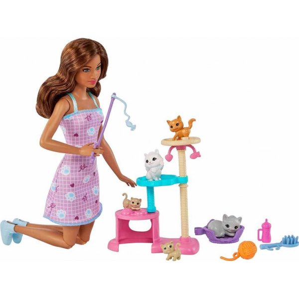 Barbie ve Yavru Kedileri Oyun Seti