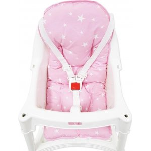 Sevi Bebe Mama Sandalyesi Minderi, Pembe, Yıldız