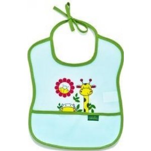 BabyJem Poli Muşamba Küçük Mama Önlüğü, Yeşil
