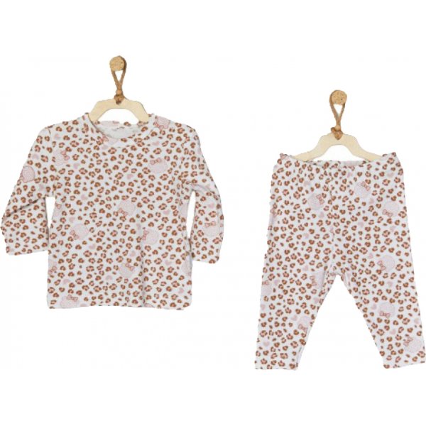 Andywawa Cute Leopard Bebek Pijama Takımı, Leopar