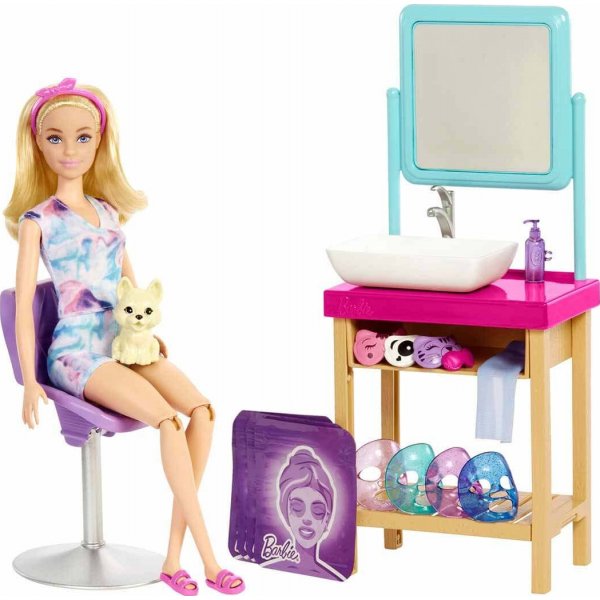Barbie Işıltı Dolu Spa Günü Oyun Seti