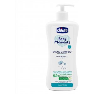 Chicco Baby Moments Doğal Göz Yakmayan Bebek Saç ve Vücut Şampuanı, 750 ml