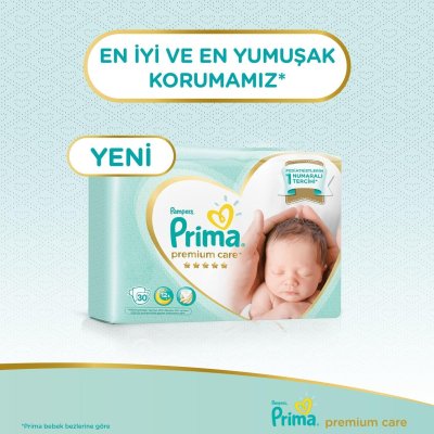 Prima Premium Care Bebek Bezi, 4 Beden, 126 Adet