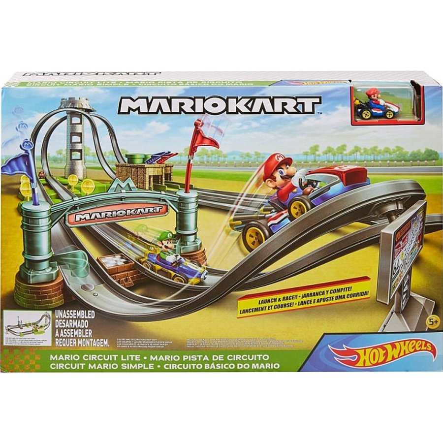 Hot Wheels Mario Kart Çılgın Parkuru Yarış Seti