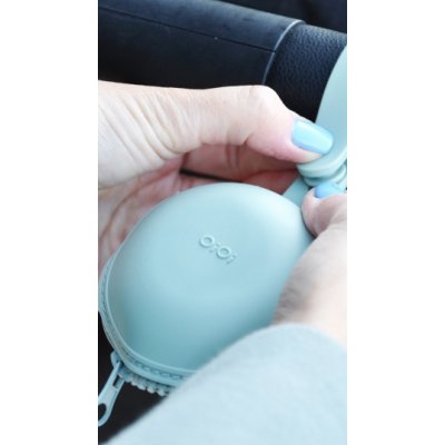 OiOi Pod Silikon Emzik Kutusu, Aqua Green