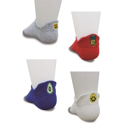 Bibaby Biorganic Sneakers Cute Çorap, Kırmızı