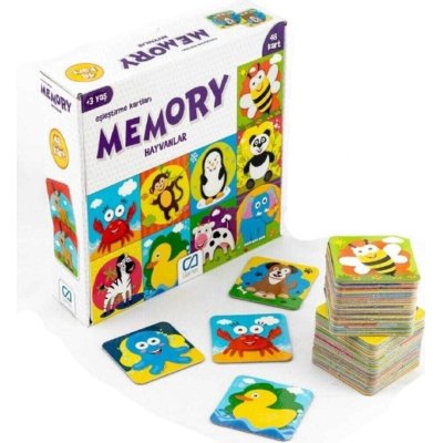 Games Eşleştirme Kartları Hayvanlar, 48 Kart