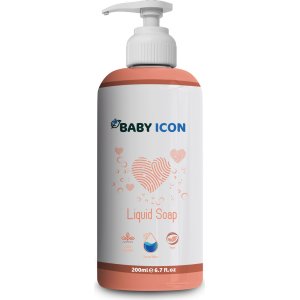 Baby Icon Doğal Çilek Kokulu Sıvı Sabun, 200 ml