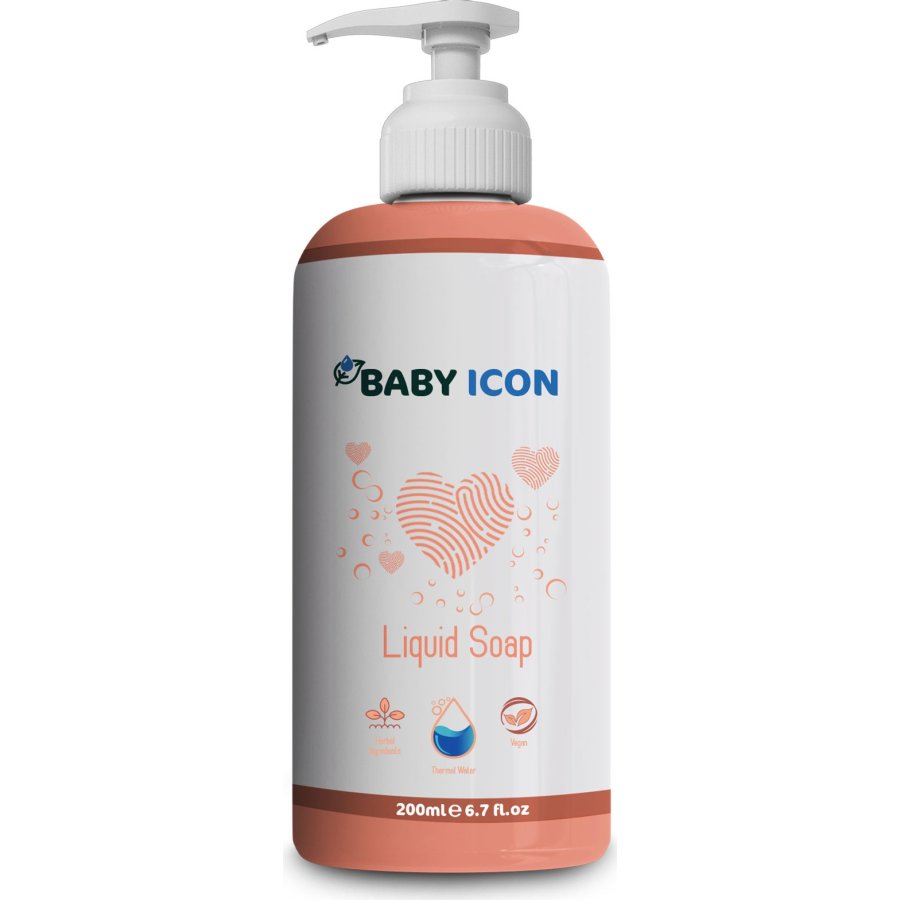Baby Icon Doğal Çilek Kokulu Sıvı Sabun, 200 ml