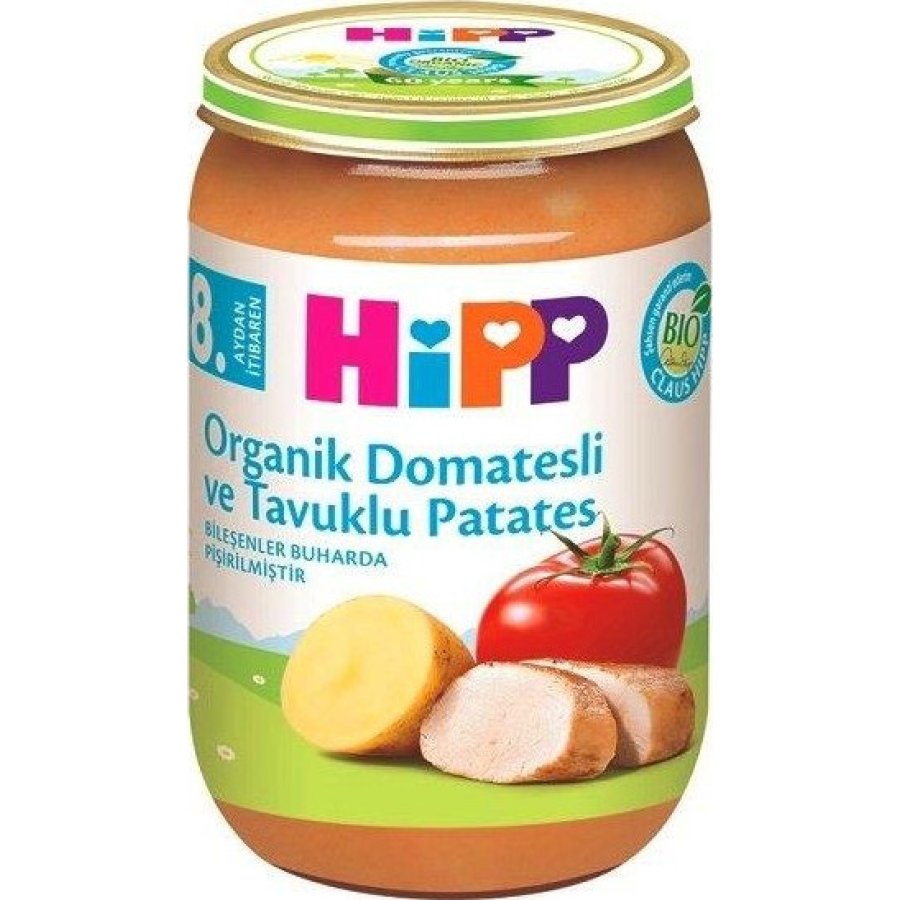 Hipp Organik Domatesli ve Tavuklu Patates, 220 g