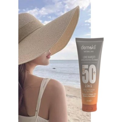Dermokil Leke Karşıtı Güneş Koruyucu Yüz Kremi, SPF 50, 50 ml
