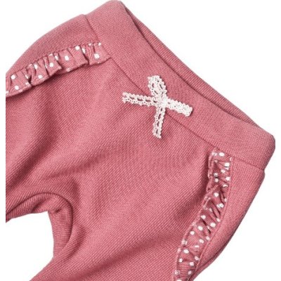 Bibaby Biorganic Little Love Patiksiz Pantolon, Gül Kurusu