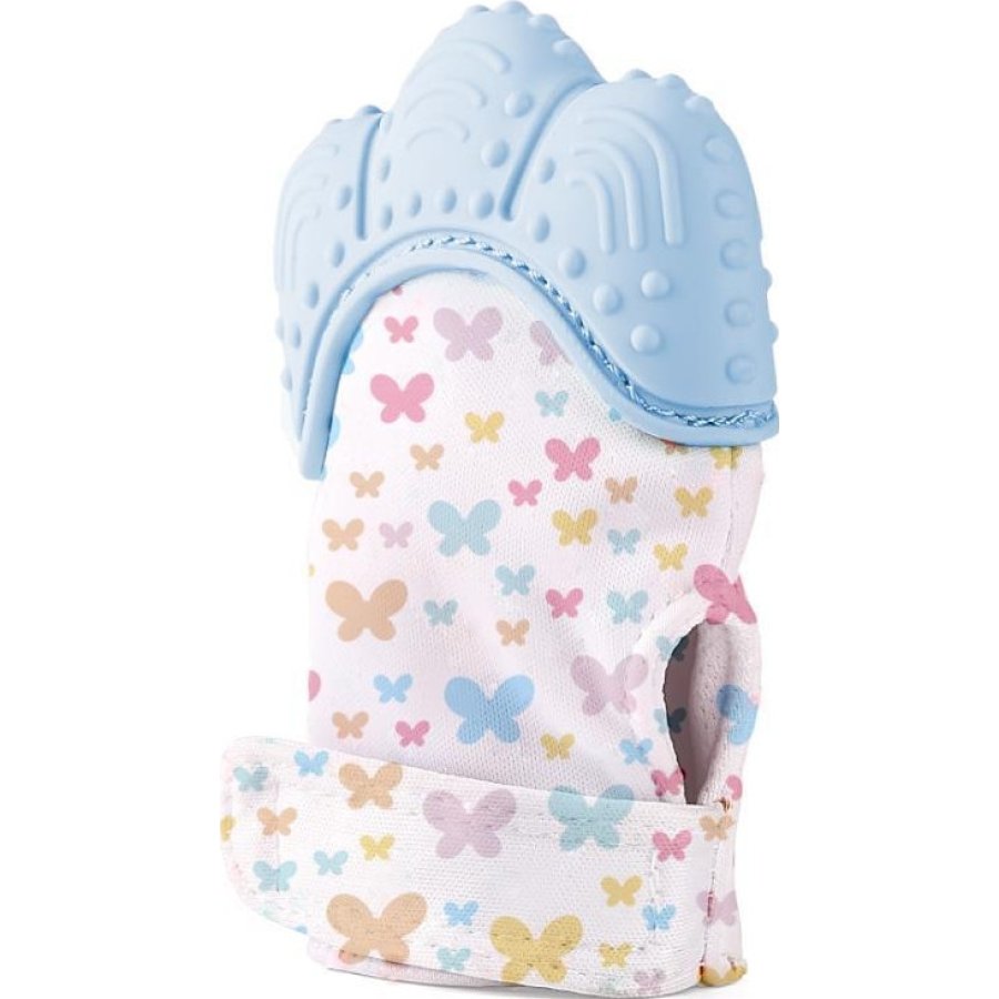 BabyJem Diş Kaşıyıcı Eldiven, Mavi