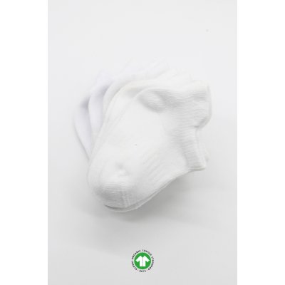 Bistyle Basic Sneakers Soket Çorap, Beyaz, 6'lı