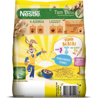 Nesquik Harfler Kakaolu Buğday ve Mısır Gevreği, 310 g