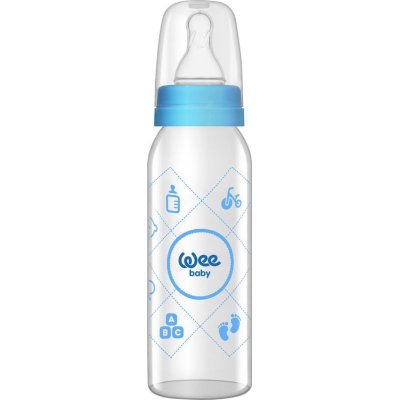 Wee Baby Kiraz Uçlu Cam Biberon, 250 ml
