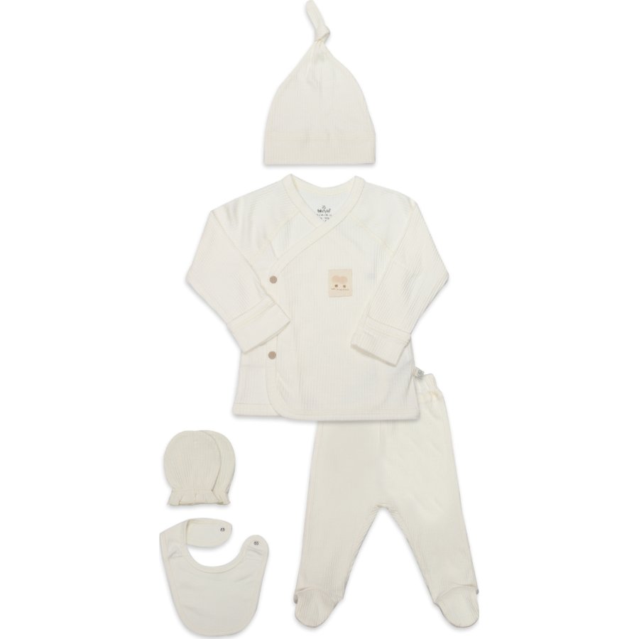 Bistyle Modal Flying Balloons 5'Li Hastane Çıkışı BS12109 Ekru