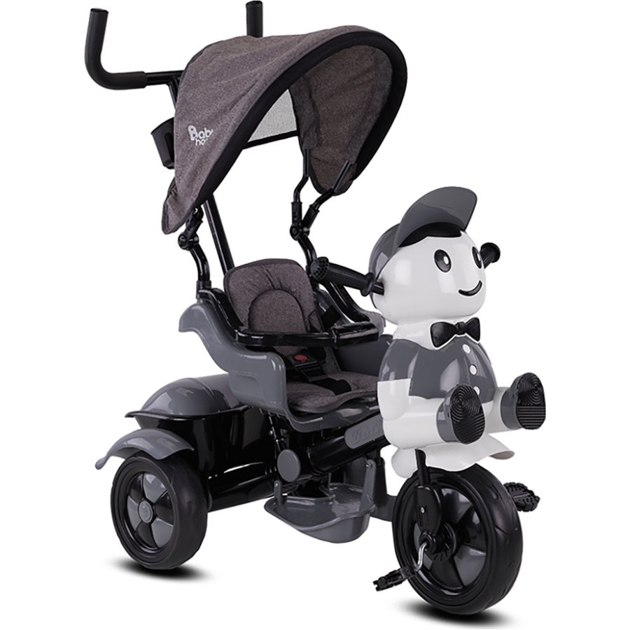 Babyhope Yupi Triycle 3 Tekerli Kontrollü Bisiklet, Gri