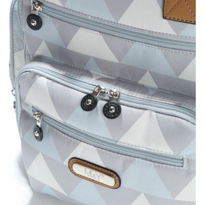 M&Y Eos Digital Anne Bebek Bakım Sırt Çantası, Gri, Mavi