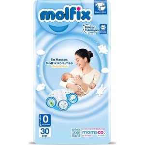 Molfix Premature Bebek Bezi, 0 Beden, 30 Adet