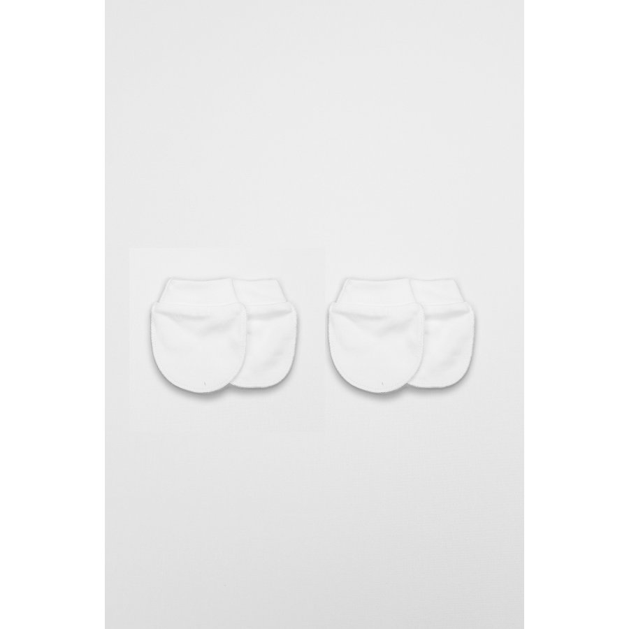 Bistyle 2Li Penye Eldiven Basıc 90108 Beyaz