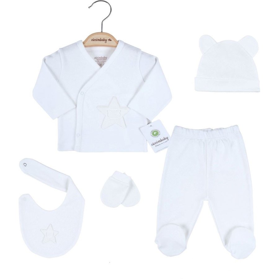 Ciccim Baby Zıbın Set, Krem