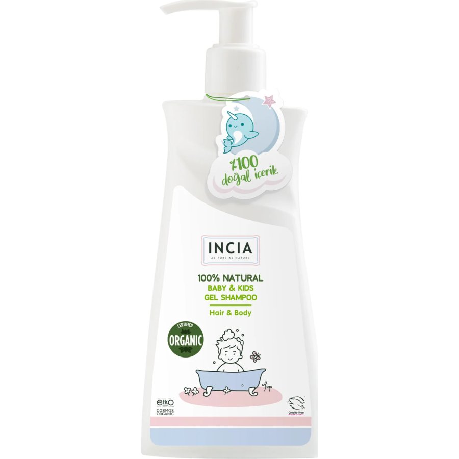 İncia Doğal Çocuklar İçin Saç ve Vücut Şampuanı 350 ml
