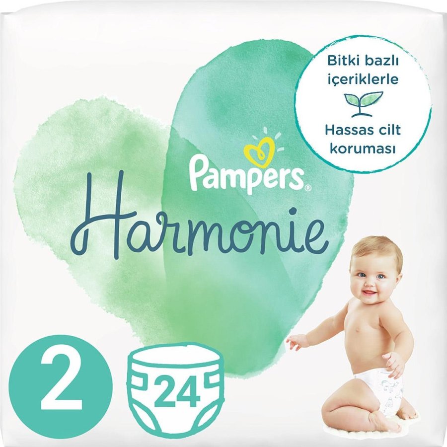 Prima Pampers Harmonie Bebek Bezi, 2 Beden, 24 Adet