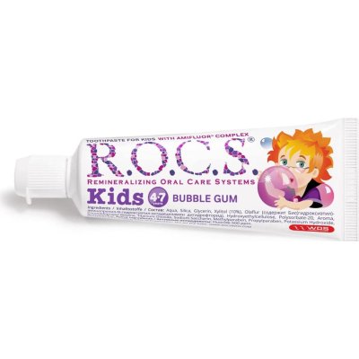 R.O.C.S. Kids Diş Macunu, 35 ml, Sakız