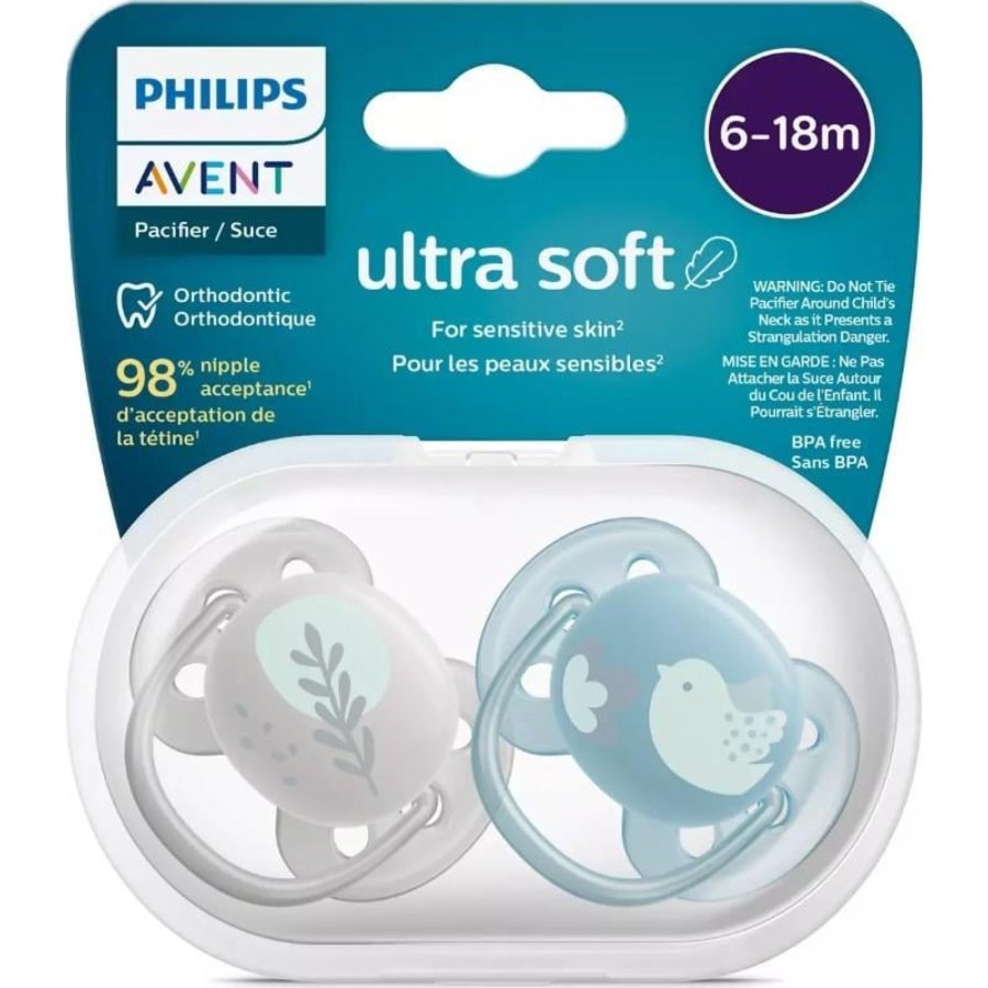 Philips Avent Ultra Yumuşak Emzik 6-18 Ay Erkek