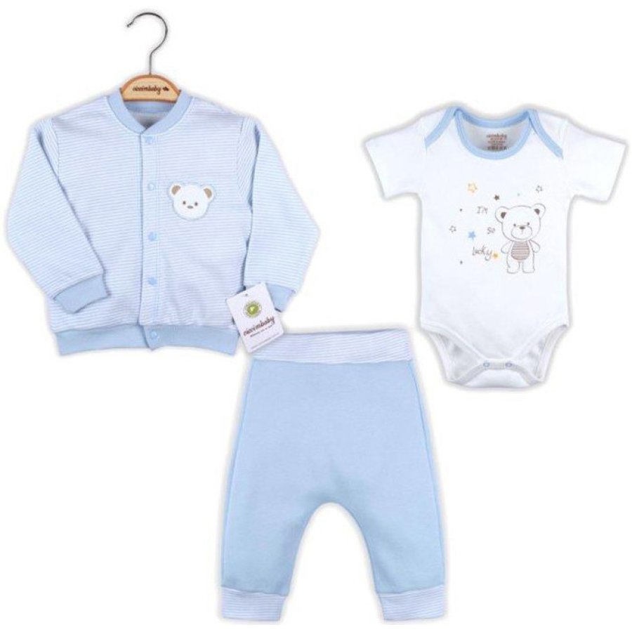 Ciccim Baby Çift Ayıcık 3'lü Takım, Mavi