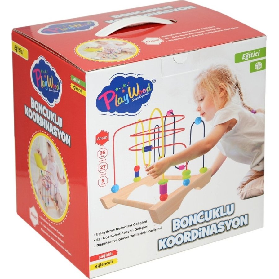 Play Wood Ahşap Boncuklu Koordinasyon