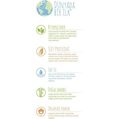 Sleepy Bio Natural Bebek Bezi, 6 Numara, 64 Adet