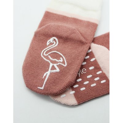Bistyle 2'Li Hayvan Figür Kaymaz Kız Soket Çorap 10120 Pudra