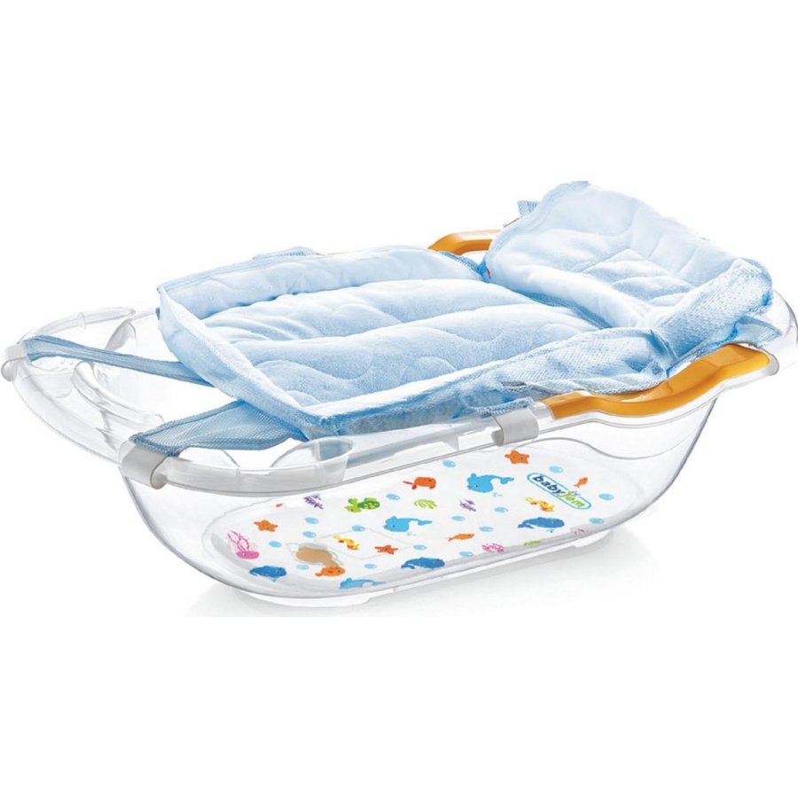 BabyJem Havlu Köpüklü Küvet Filesi, Mavi