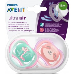 Philips Avent Ultra Air Emzik, 18+ Ay, Kız, 2'li