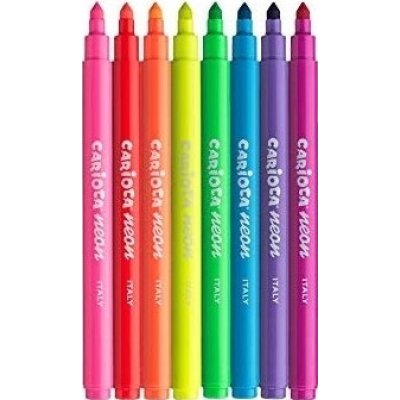 Carioca Fosforlu Yıkanabilir Keçeli Boya Kalemi, 8'li