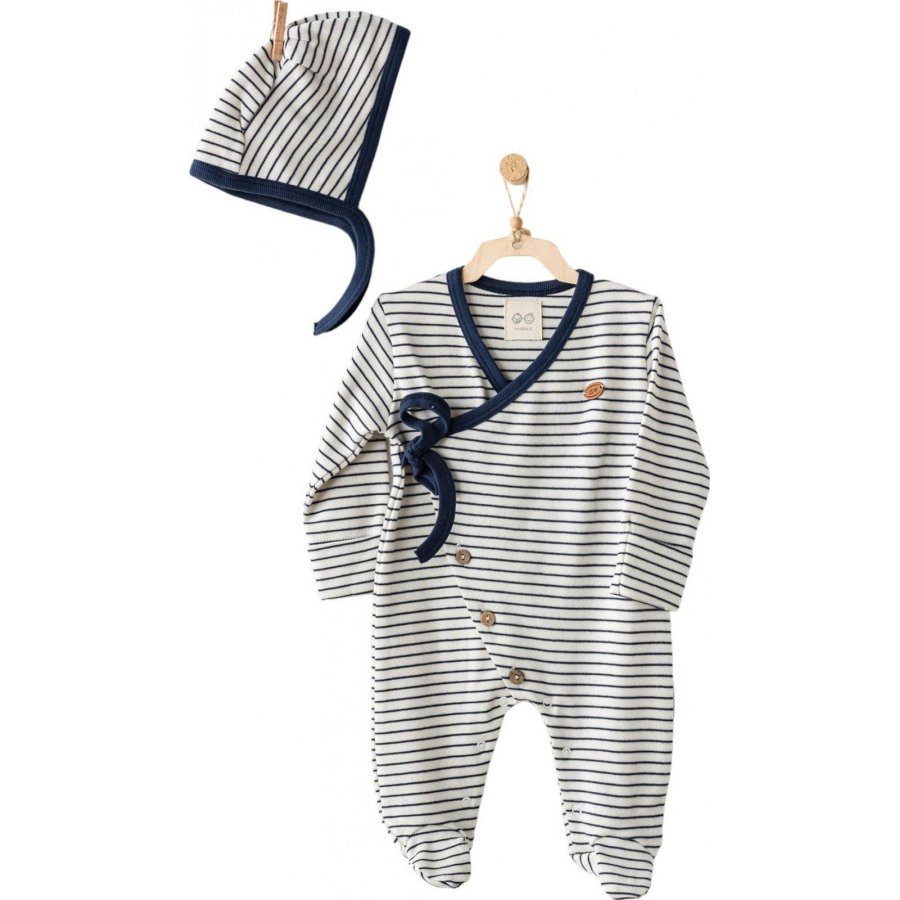 Andywawa Be Strong Bebek Tulum Takım, Lacivert, Çizgili